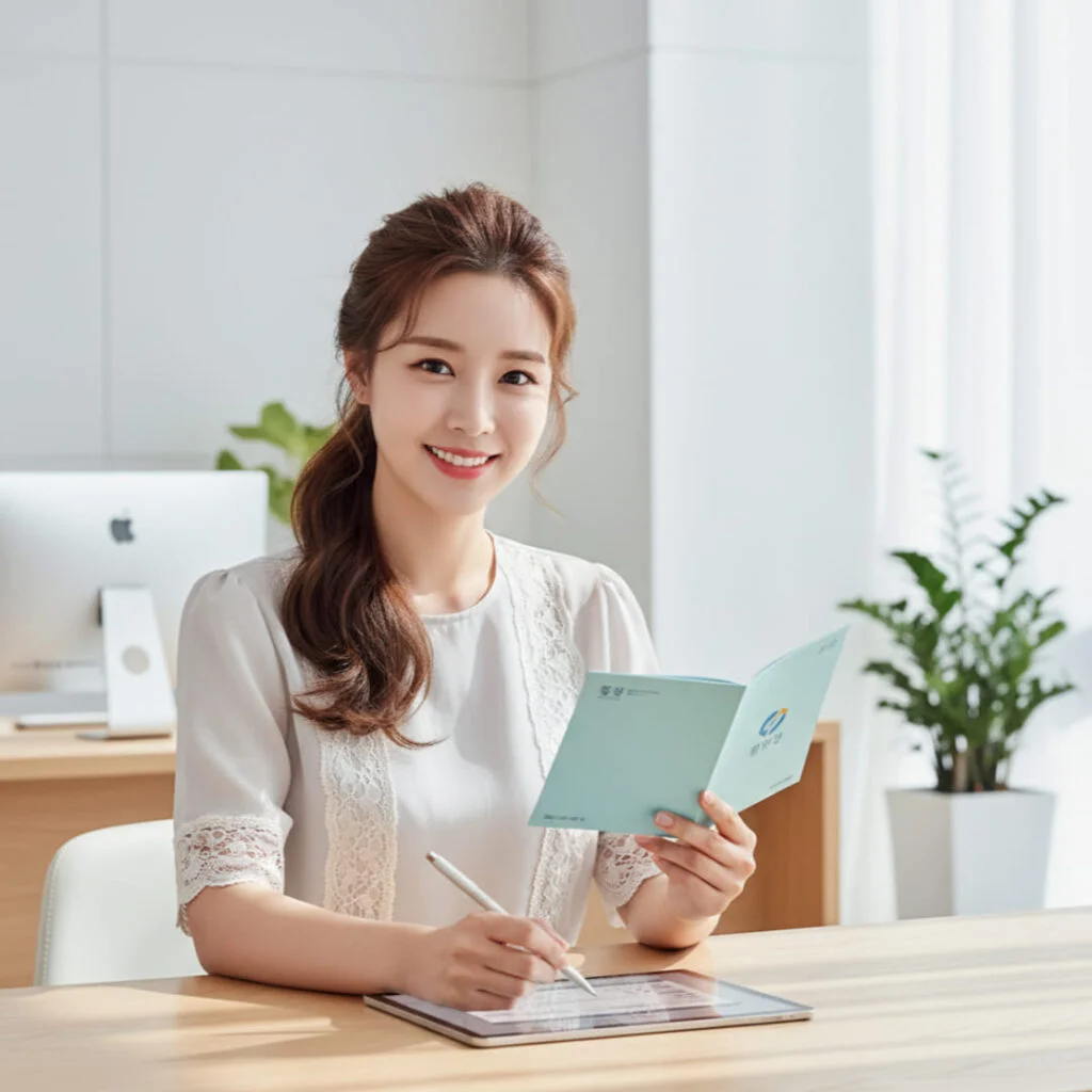 isa 계좌 개설 중인 모습