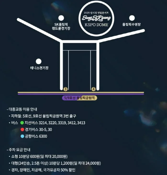 성시경 콘서트 주차 안내