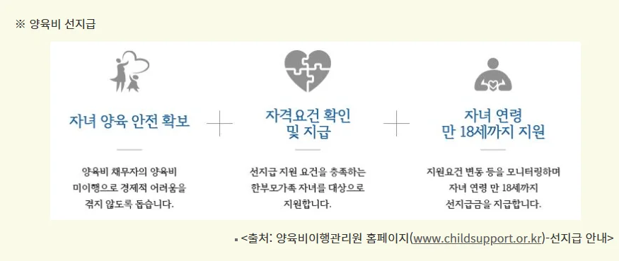 양육비 선지급이란